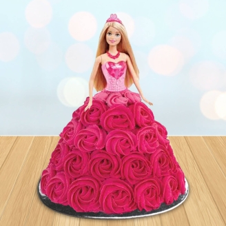 Strawberry Fantasy Barbie Cake