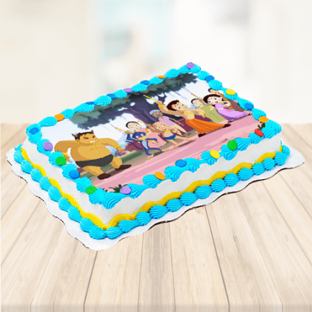 Chhota Bheem Family Chocolate Cake Chhota Bheem Family Chocolate Cake