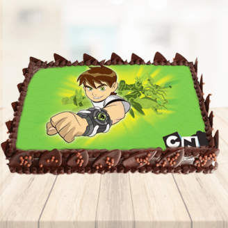 Ben 10 Photo Cake
