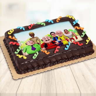 Motu Patlu Ki Jodi Photo Cake