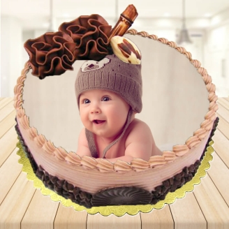 Photo Cake For Cute Baby