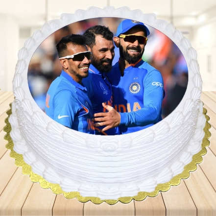 India Team Photo Cake