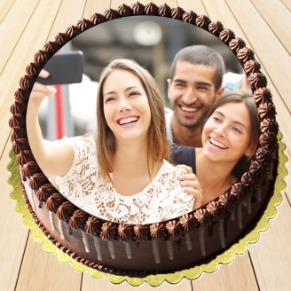 Lovely Friends Photo Cake