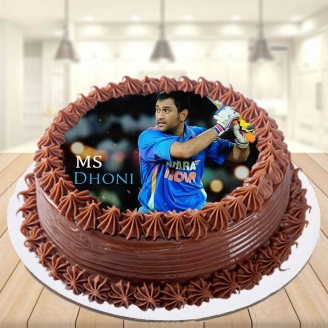 Chocolate Cream Photo Cake