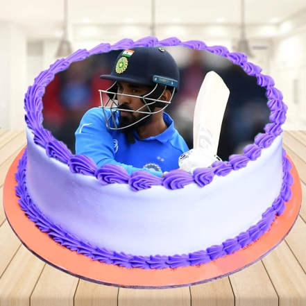 Indian Player Photo Cake