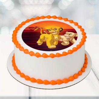 Lion King Photo Cake