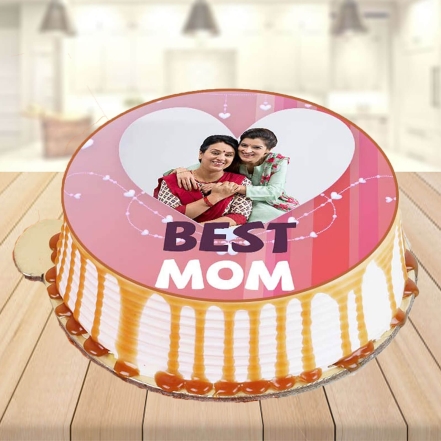 Photo Cake For Best Mom