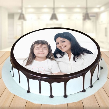 Sweet Love Vanilla Photo Cake