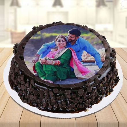 Sweet Lovers Photo Cake