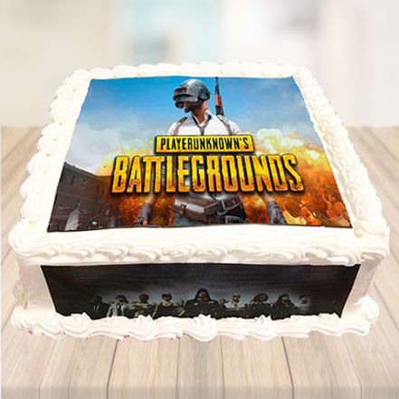 Pubg Photo Printed Cake
