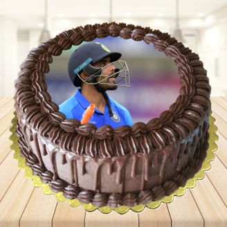 Best Cricketer Photo Cake
