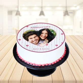 Romantic Lover  Photo Cake