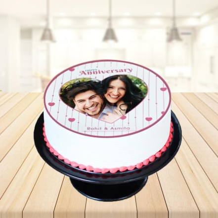 Romantic Lover  Photo Cake