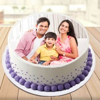 Best Family Photo Cake