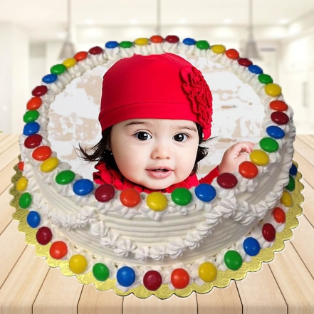 Pretty Girl Creamy Photo Cake