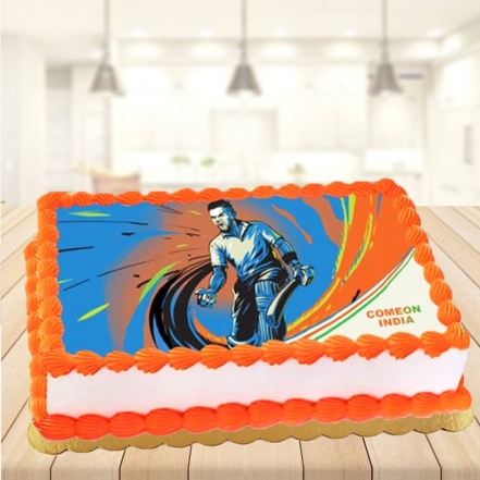 Virat Kohli India Photo Cake
