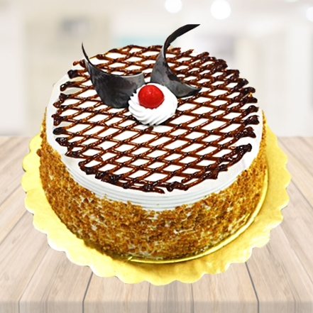 Round Butter Scotch Cake