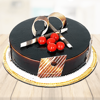 Round Chocolate Delight Cake