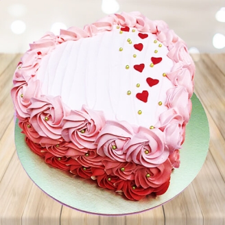 Happy Birthday Rose Cake