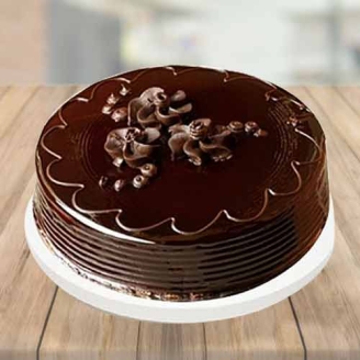 Dark Chocolate Truffle Cake