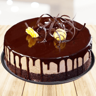 Decorated Drop Chocolate Cake