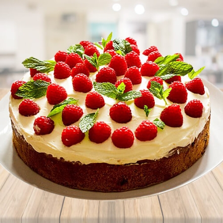 Fully Loaded Strawberry Cake