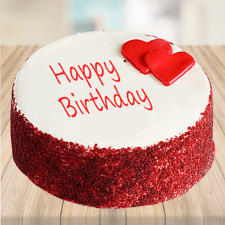 Eggless Red Velvet Cake