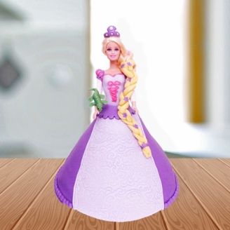 Rapunzel Fondant Princess Cake