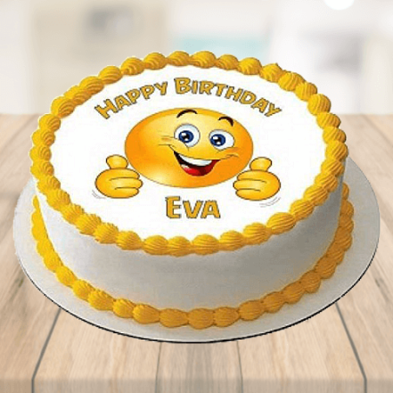 Pineapple Photo cake