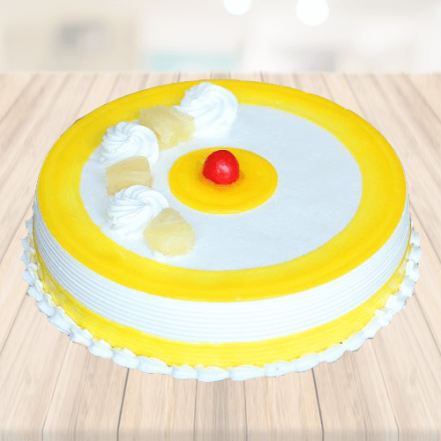 Round Pineapple Cake 