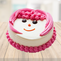 Cute Girl Design Cake