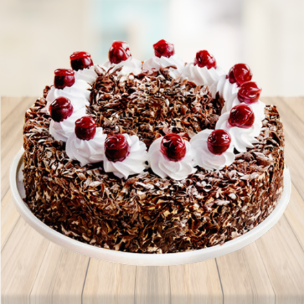 Crushed Chocolate Black Forest Cake
