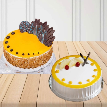 Butterscotch and Pineapple Cakes