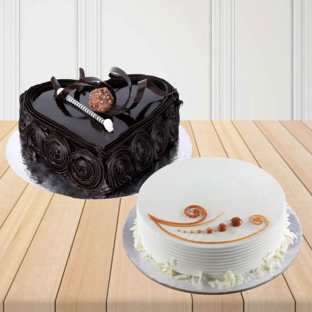 Chocolate and Vanilla Cakes