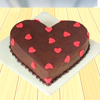 Chocolate Heart Cake
