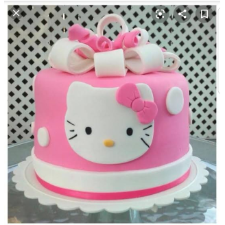 Fondant Kitty Cake