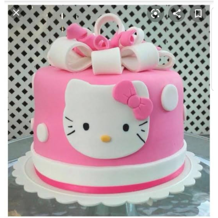 Fondant Kitty Cake