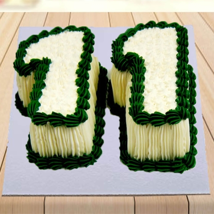 11th Birthday Special Delicious Cake
