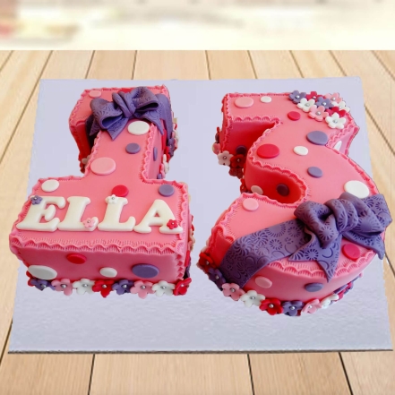 13th Birthday Special Fondant Cake