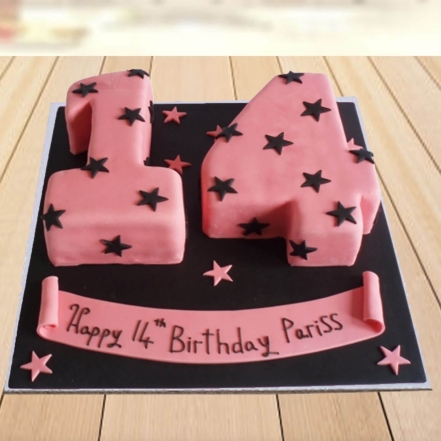 14th Birthday Special Cake For Girl