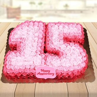 15th Anniversary Special Cake