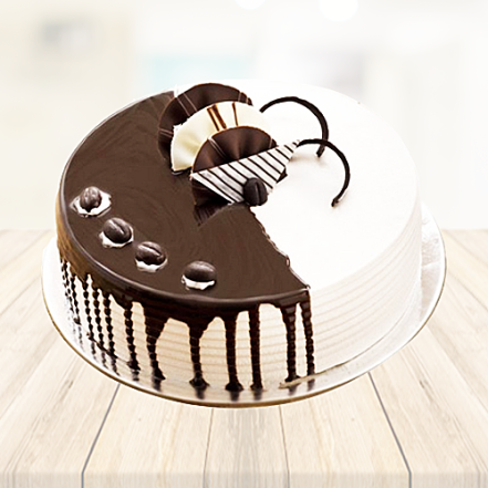 Exotic Choco-Vanilla Cake