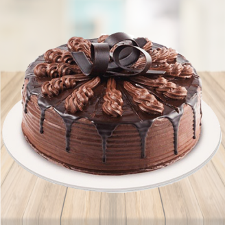 Dark Cream Chocolate Cake