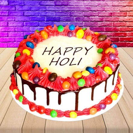 Holi Festival Cake
