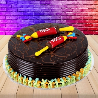 Happy Holi Choco Cake