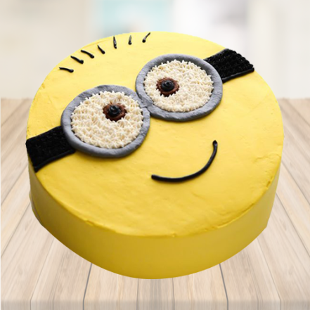 Cartoon Face Fondant Cake