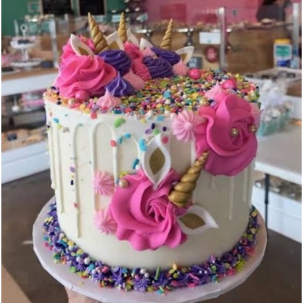 Unicorn Fondant cake 