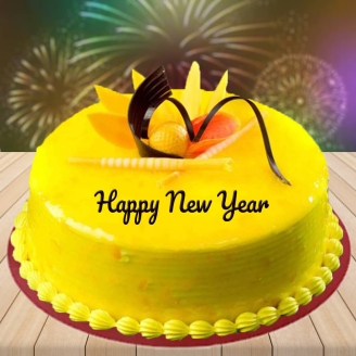 New Year Special Mango Cake