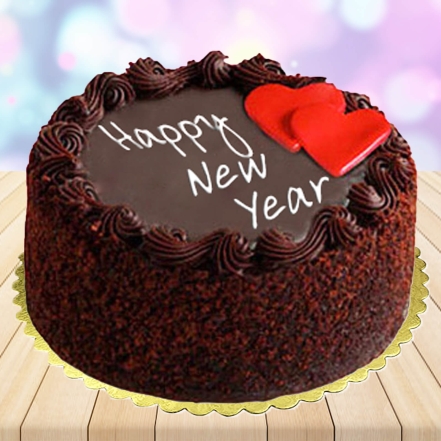 Chocolate Cake For Happy New Year
