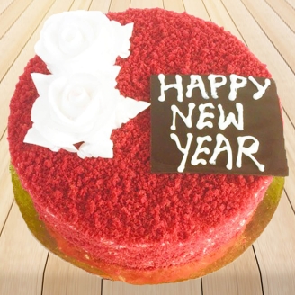 Red Velvet Cake For New Year